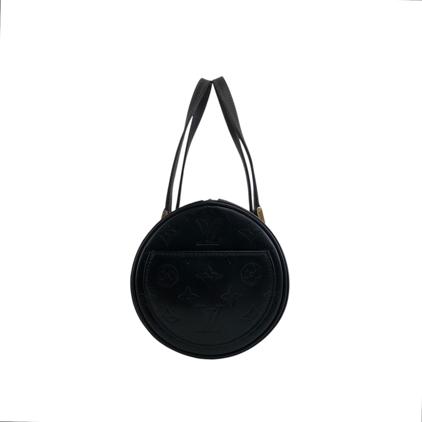 LOUIS VUITTON Handbag Totebag Black Vintage tesgbf