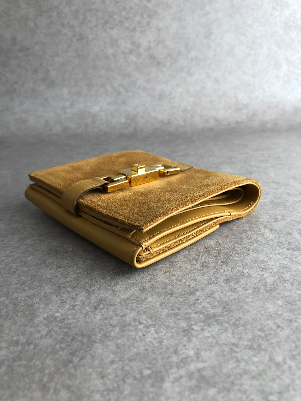 GUCCI Jackie Folded Wallet Brown Vintage izy4bh