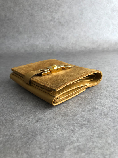 GUCCI Jackie Folded Wallet Brown Vintage izy4bh