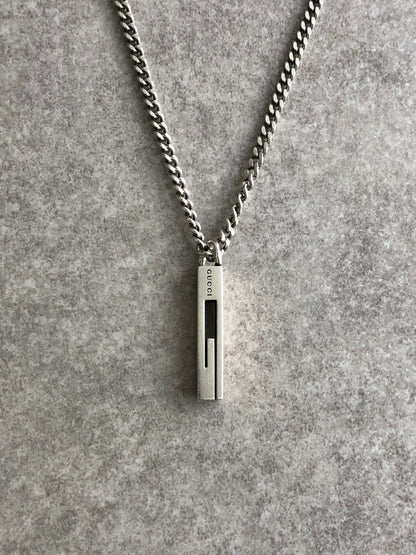 GUCCI Necklace Silver Vintage psa3ea