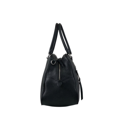 PRADA Logo Two-way Boston bag Shoulder bag Black Vintage sgghkm