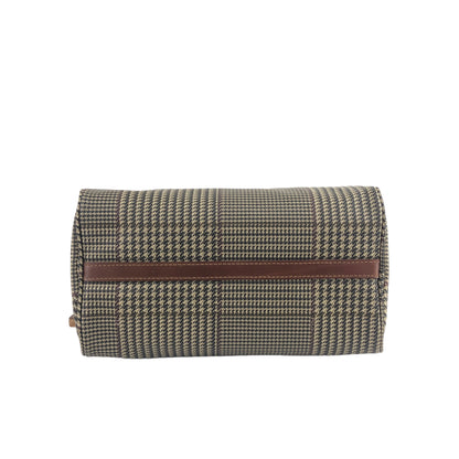 RALPH LAUREN Leather Small Boston bag Handbag Brown Vintage epcyi6