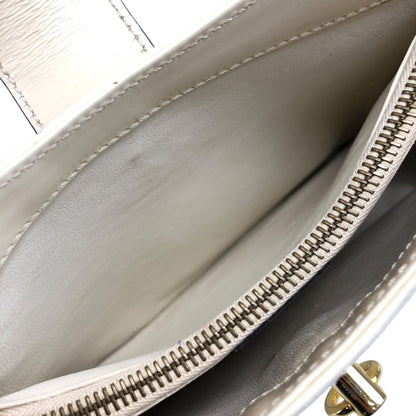 CELINE Gancini Shoulder bag Beige Vintage xc33k4