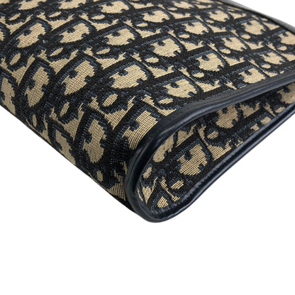 Christian Dior Trotter Shoulder bag Navy Vintage s83xi3
