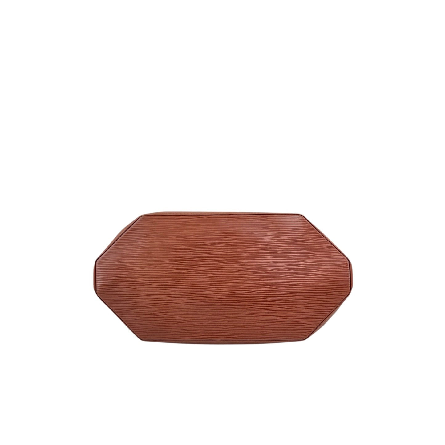 LOUIS VUITTON Epi Drawstring Shoulder bag Brown Vintage 7sxwmb