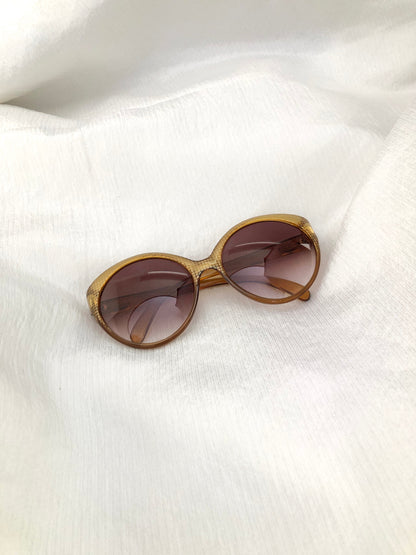 Christian Dior CD Logo Sunglasses Beige Vintage wm5r8j