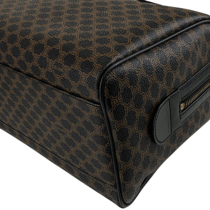 CELINE Macadam Blason Two-way Small Boston bag Shoulder bag Black Vintage wuxab4