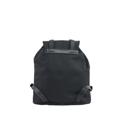 FENDI Logo Backpack Black Vintage cc3usi