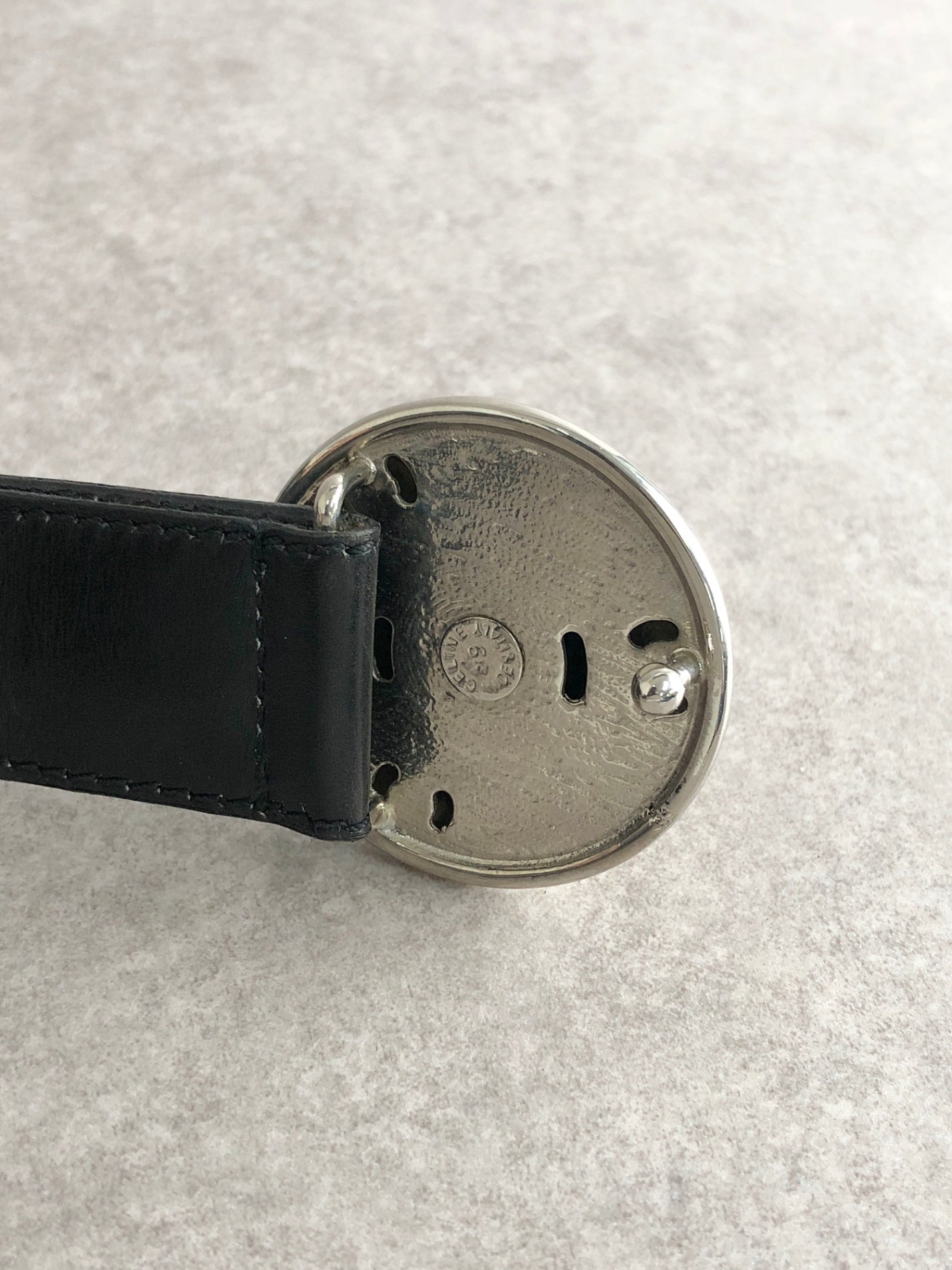 CELINE Starball Belt Black Vintage dbrkxv