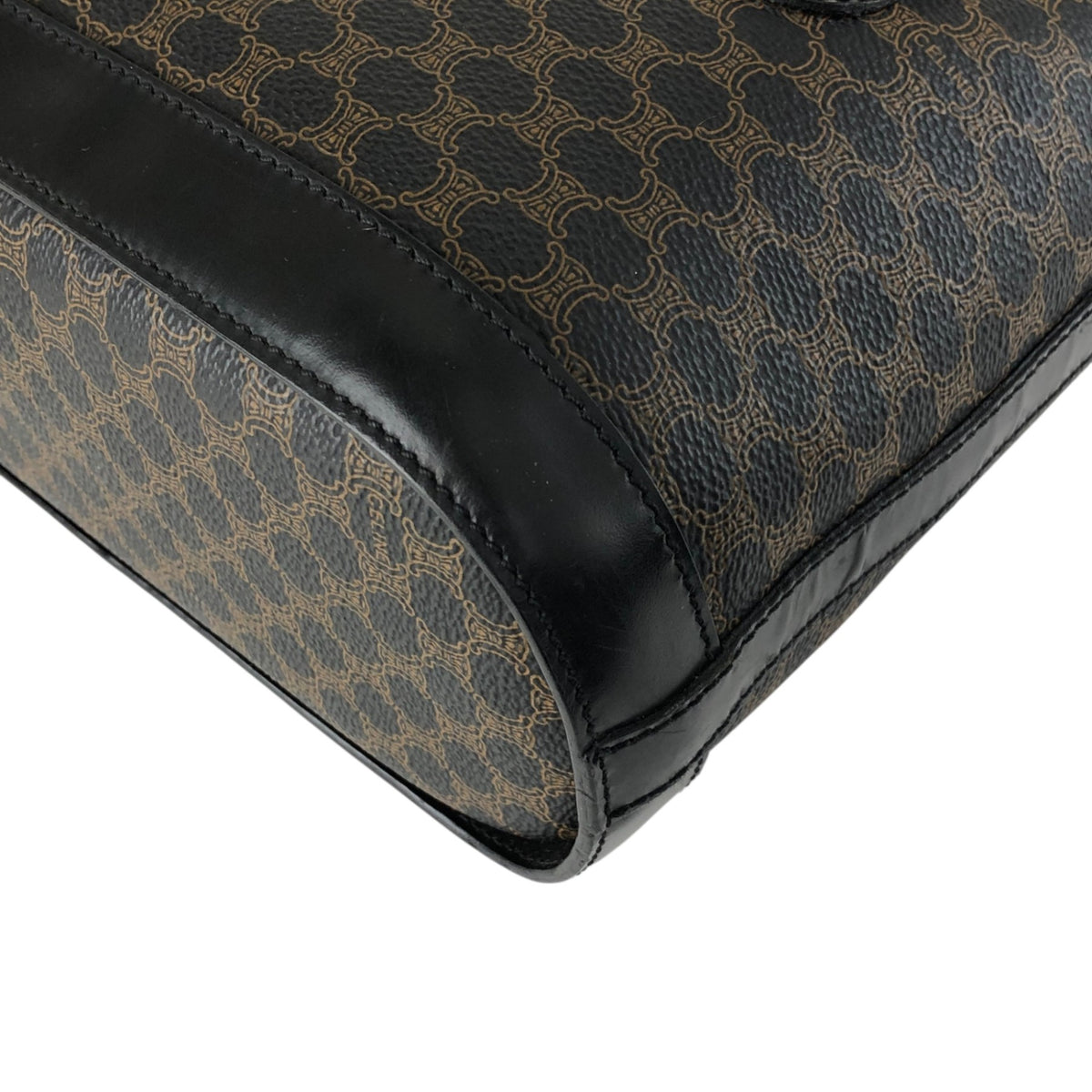 CELINE Macadam Handbag Totebag Black Vintage s5sjrk