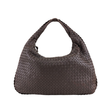 Bottega Veneta Intrecciato Shoulder bag Hobobag Brown Vintage bvv4fh