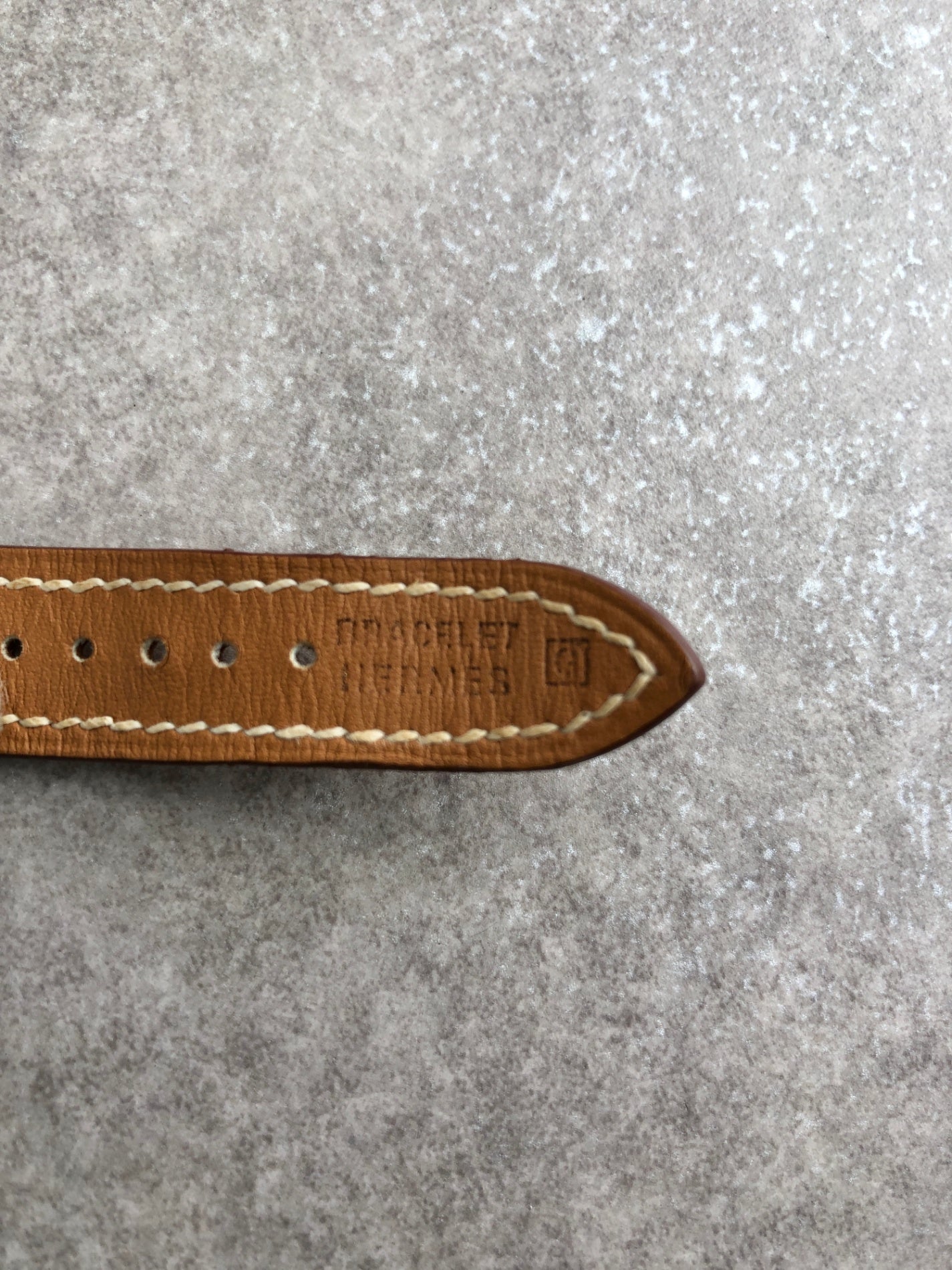 HERMES Watch Brown Vintage hn5zx5