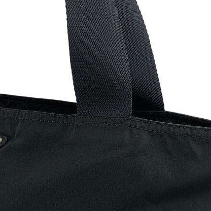 PRADA Tessuto Triangle Logo Totebag Black Vintage f5d8z2