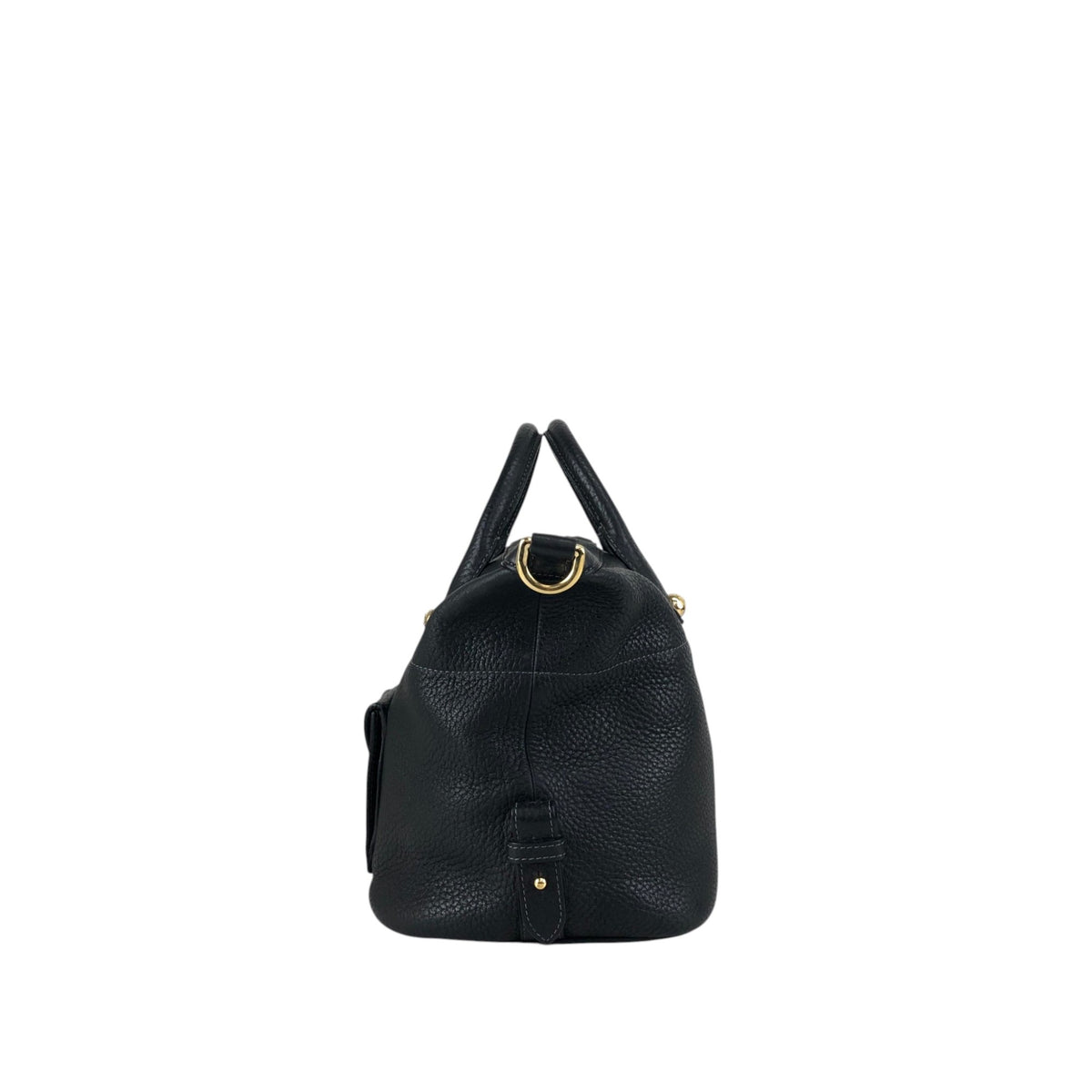 LOEWE Anagram Two-way Handbag Shoulder bag Black Vintage 2n8mxe