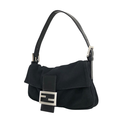 FENDI Mamma Baguette Shoulder bag Black Vintage ga3pmm