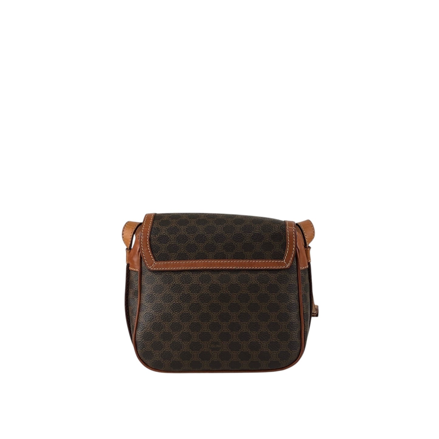 CELINE Macadam Horse Bit Shoulder bag Brown Vintage 7izj8d