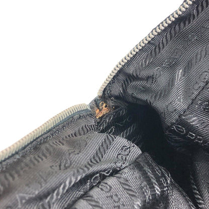 PRADA 三角形標誌小號波士頓包手提包黑色復古 djrwbv