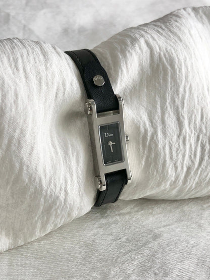 Christian Dior Watch Silver D104-100 Vintage k26sup