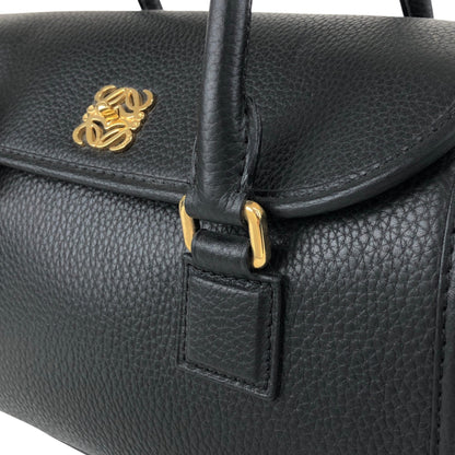 LOEWE Anagram Turn Lock Two-way Small Boston bag Shoulder bag Black Vintage v54wyi