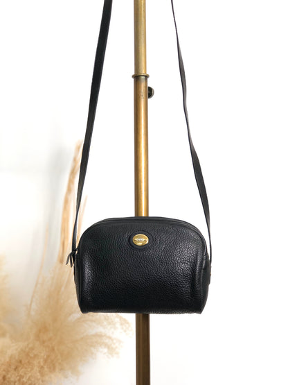 Christian Dior CD Logo Shoulder bag Black Vintage uh6gdz