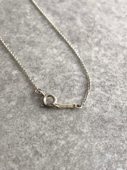 Tiffany & Co. SILVER925 Necklace Silver Vintage tt6fbu