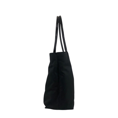 PRADA Tessuto Logo Handbag Black Vintage cmchvi