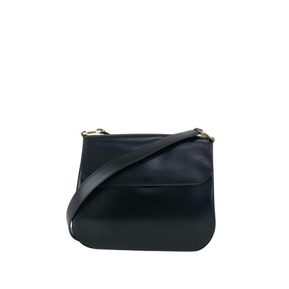 Christian Dior Logo Shoulder bag Black Vintage n2ss5w