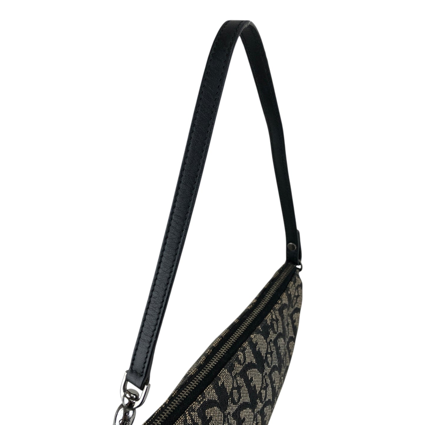 Christian Dior Trotter Shoulder bag Black Vintage gszuxb