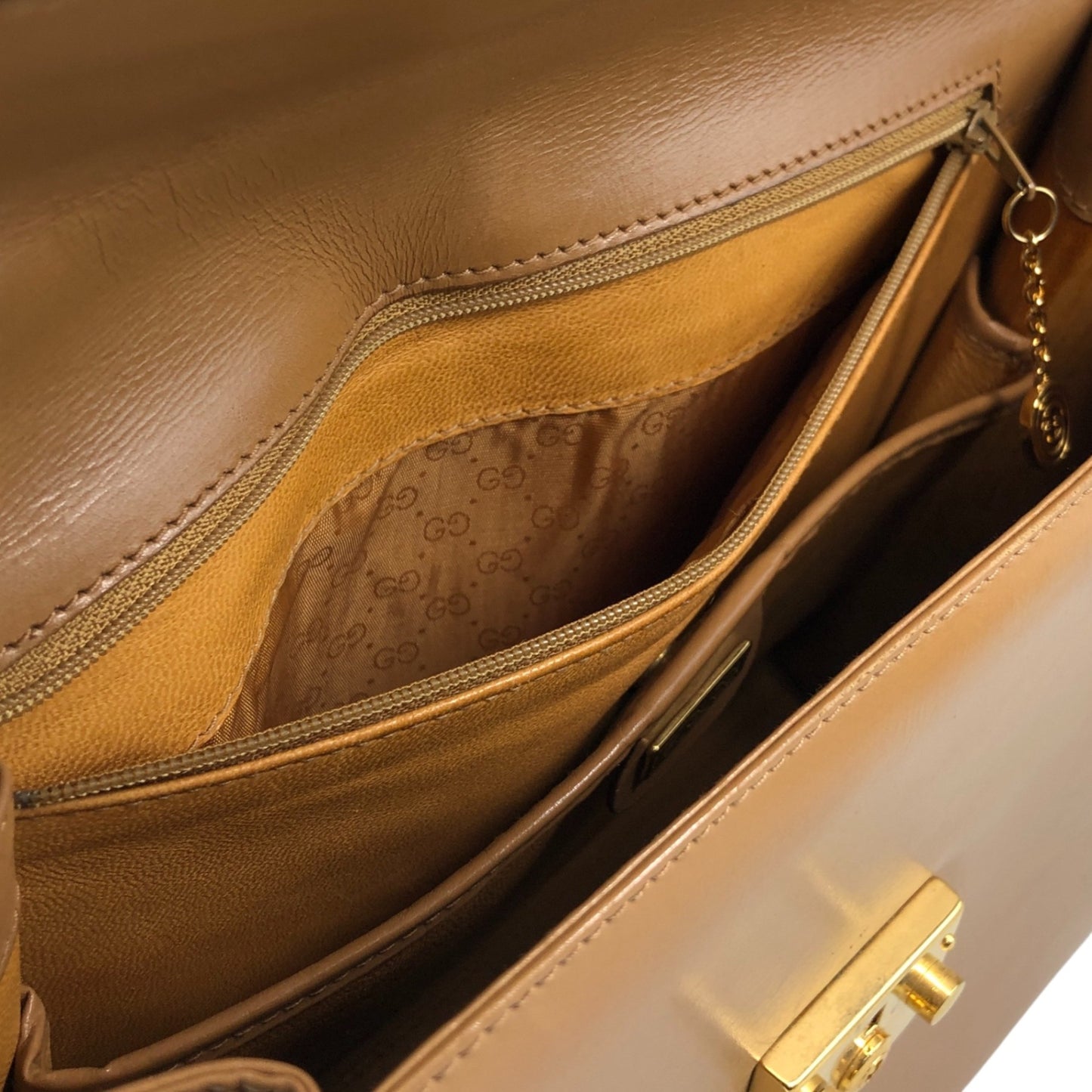 GUCCI Handbag Brown 000/256/0192 Vintage zc4z5e