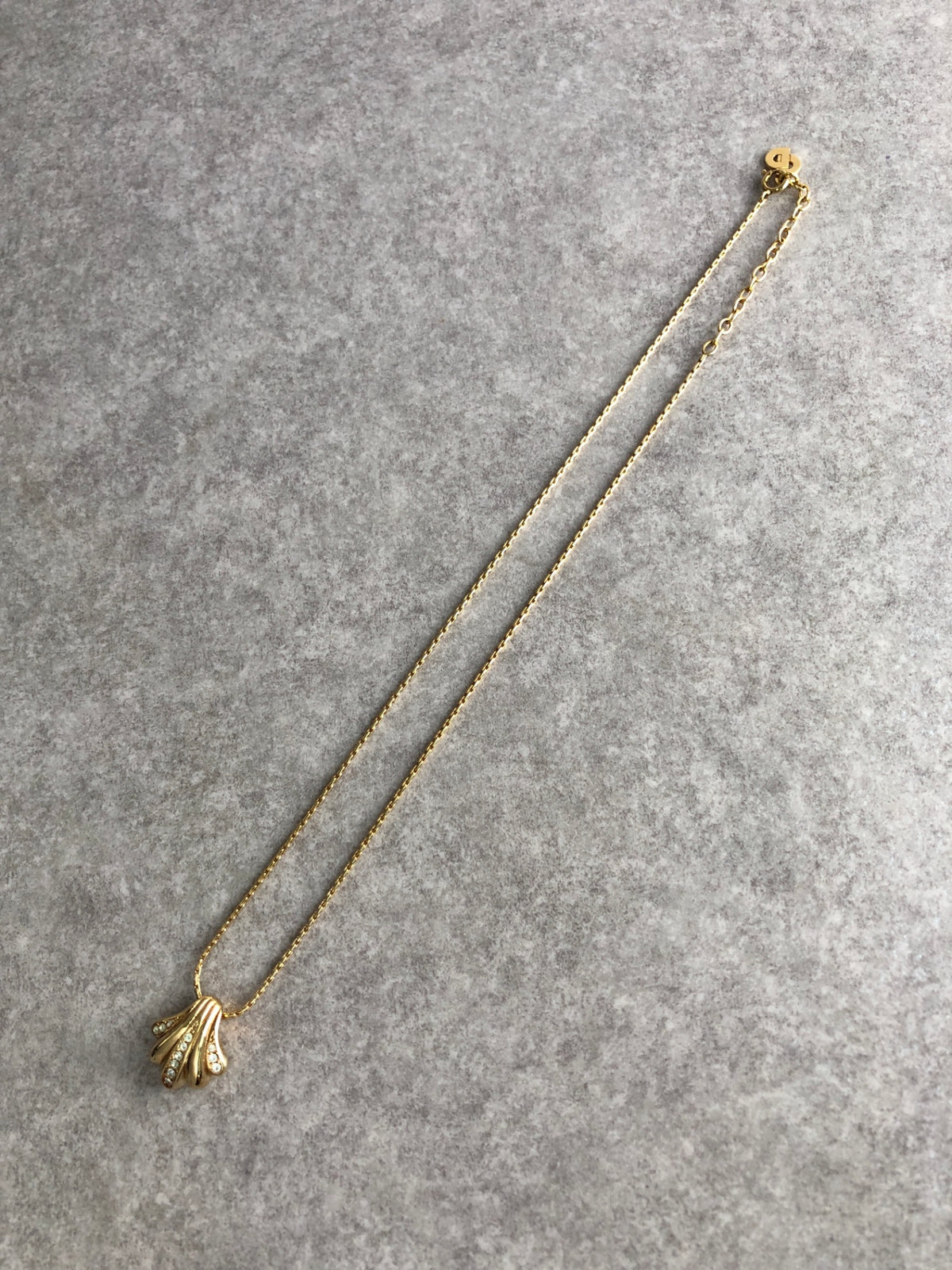 Christian Dior Necklace Gold Vintage 6duj7f