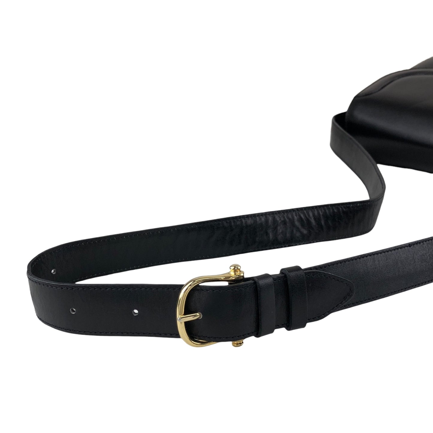 CELINE Blason Shoulder bag Black Vintage ikbdre