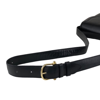 CELINE Blason Shoulder bag Black Vintage ikbdre