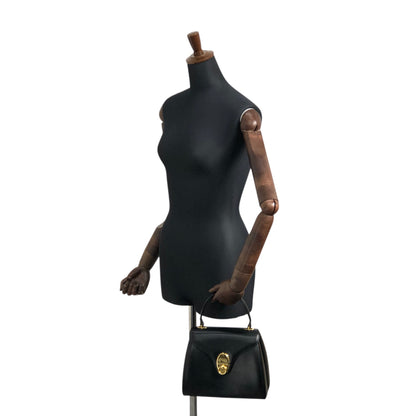 GIVENCHY Top Handle Handbag Black Vintage 8gf8y4