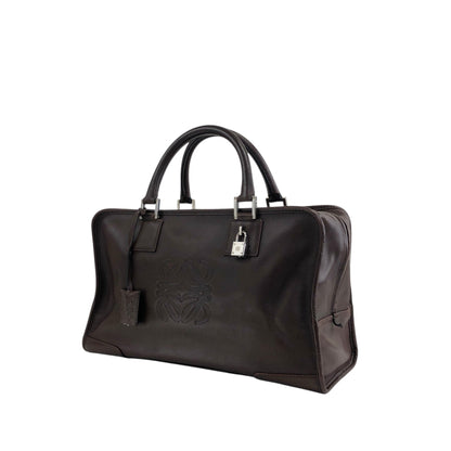 LOEWE Amazona36 Handbag Boston bag Brown Vintage a3rpfj