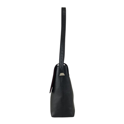 LOEWE Logo Embossed Handbag Shoulder bag Black Vintage rpd54b