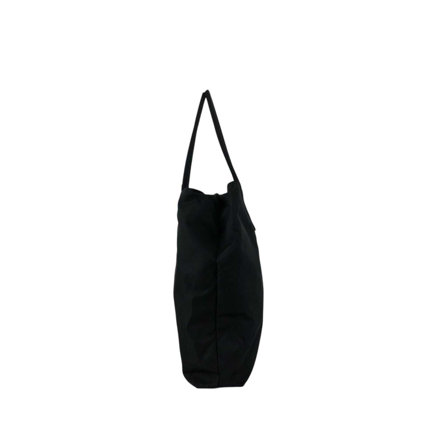 PRADA Tessuto Triangle Logo Handbag Totebag Black Vintage 6skxyh