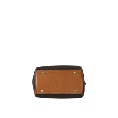 CELINE Macadam Two-way Small Boston bag Shoulder bag Brown Vintage aacnr6