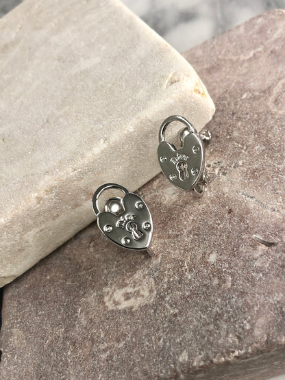 Christian Dior Earrings Silver Vintage nsfbdt