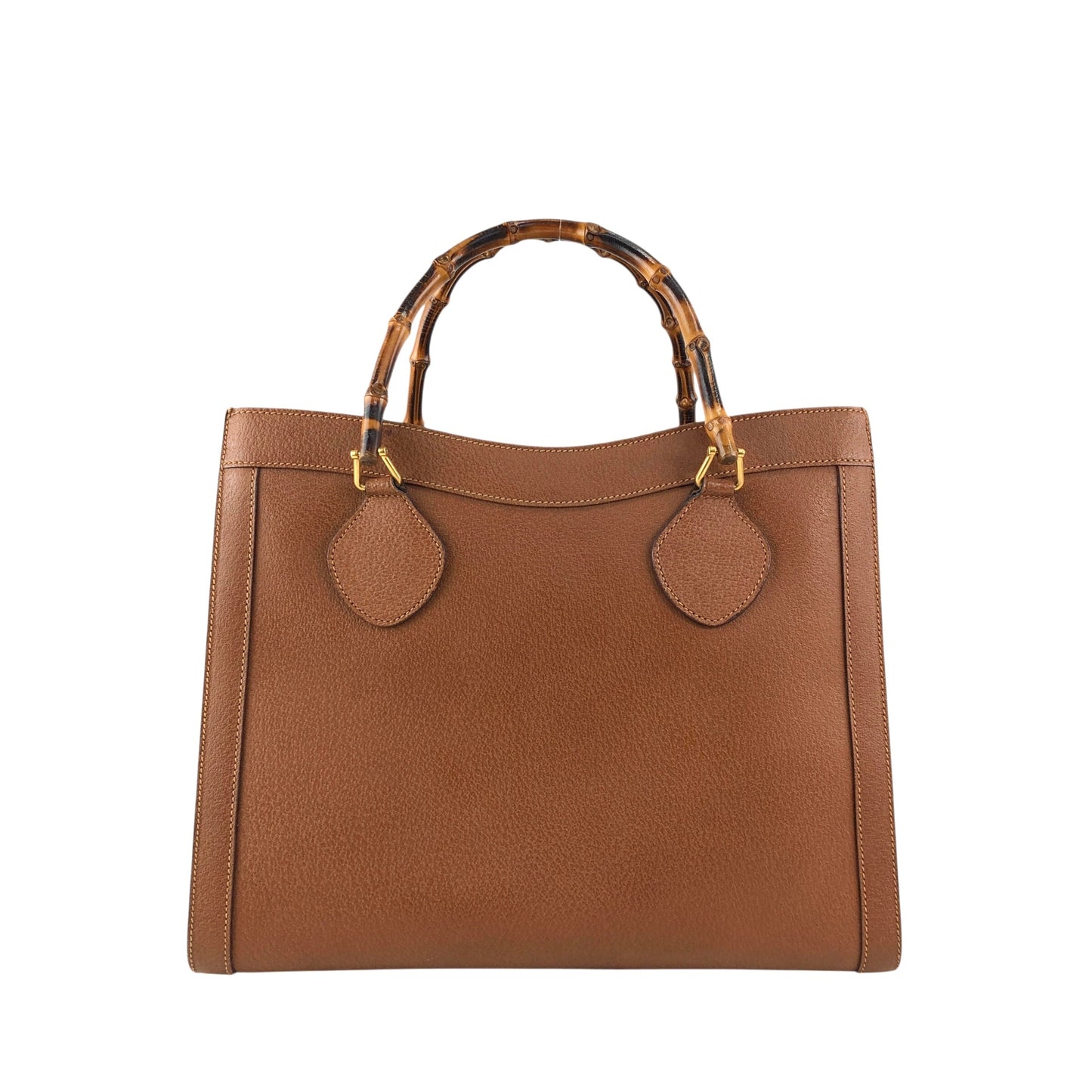 GUCCI Bamboo Handbag Brown Vintage  mxx3h2