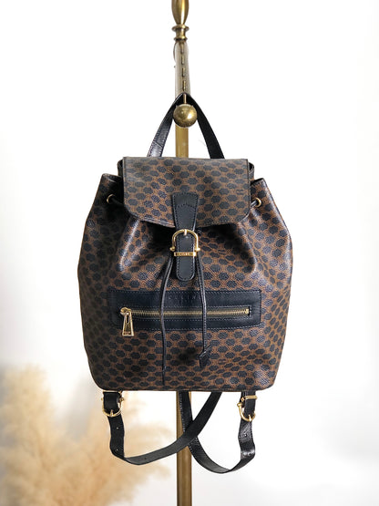 CELINE Macadam Backpack Black Vintage bbsdnb