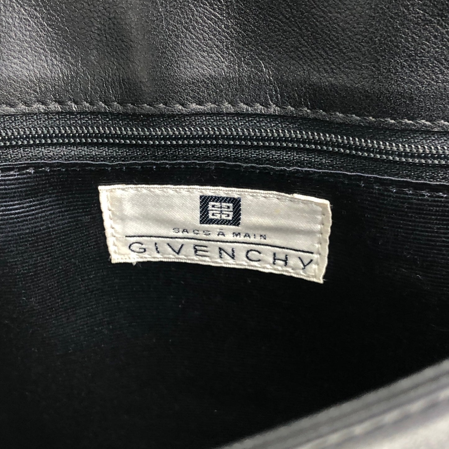 GIVENCHY Logo Shoulder bag Black Vintage c78vb7