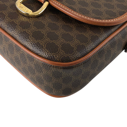 CELINE Horse Bit Shoulder bag Brown Vintage gth7ry