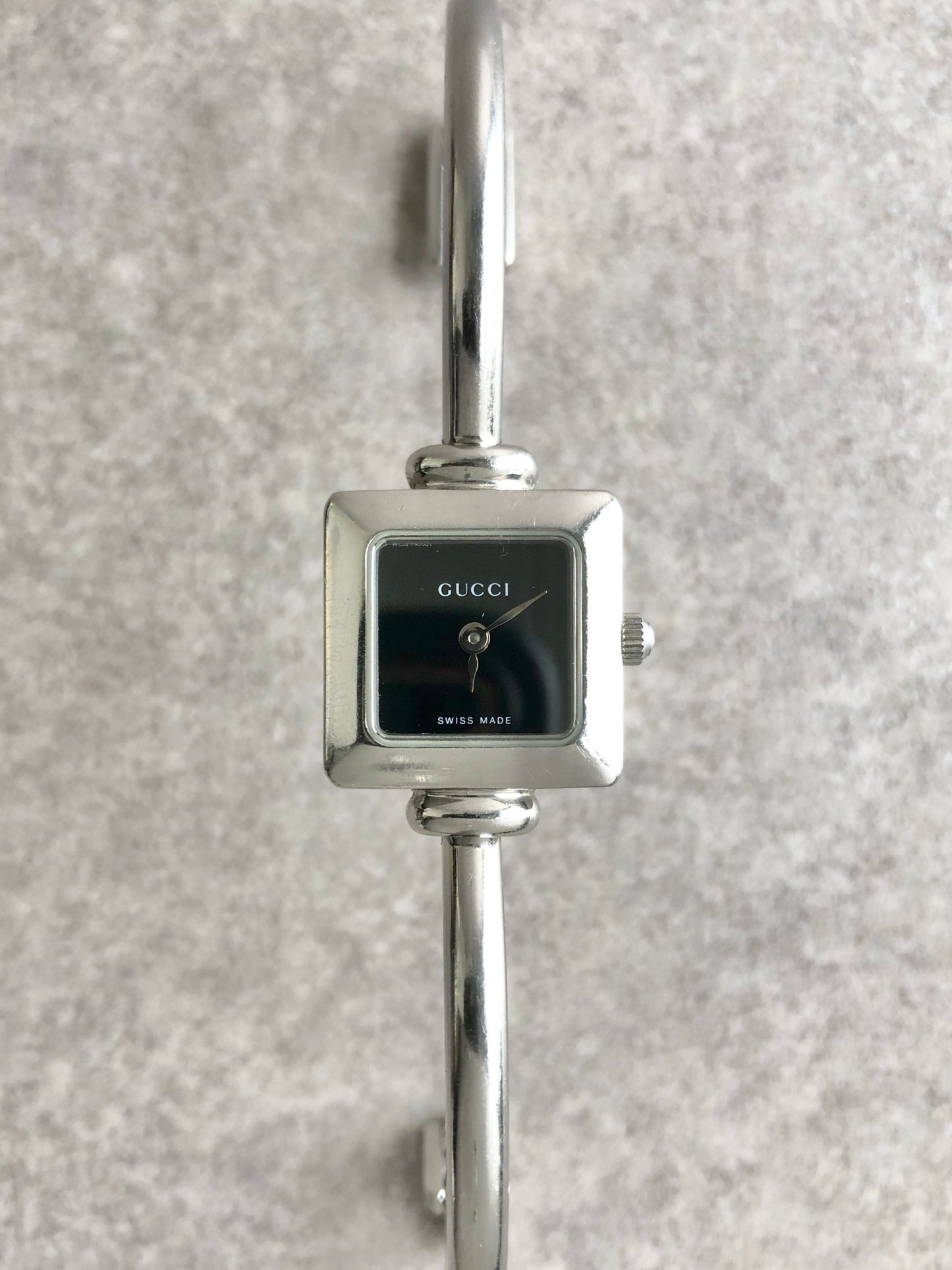 GUCCI Quartz Watch Silver Vintage1900L cpxu7b