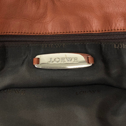 LOEWE Anagram Drawstring Shoulder bag Brown Vintage pyzej6