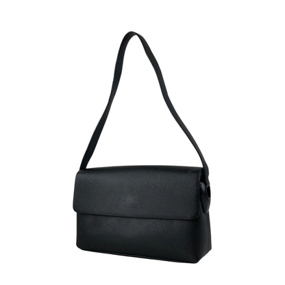 GUCCI Logo Shoulder bag Black Vintage 33amgr