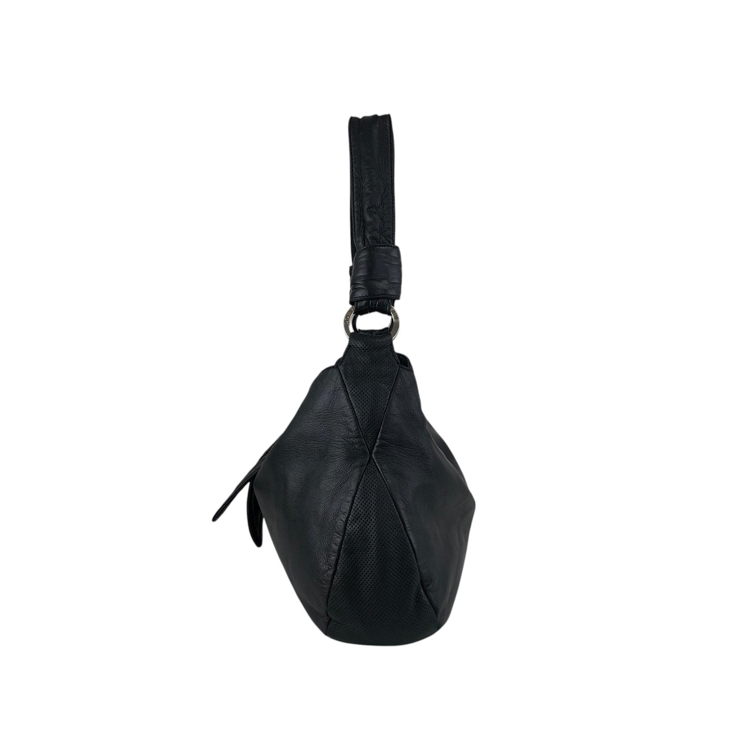 LOEWE Anagram Shoulder bag Hobobag Black Vintage 4gd3uv