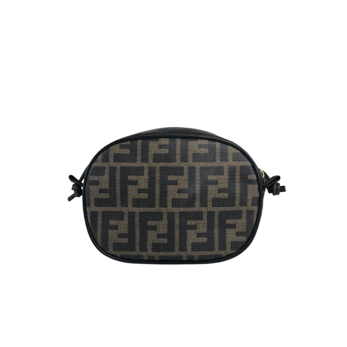 FENDI Zucca Logo Small Shoulder bag Brown Vintage 4wmehy
