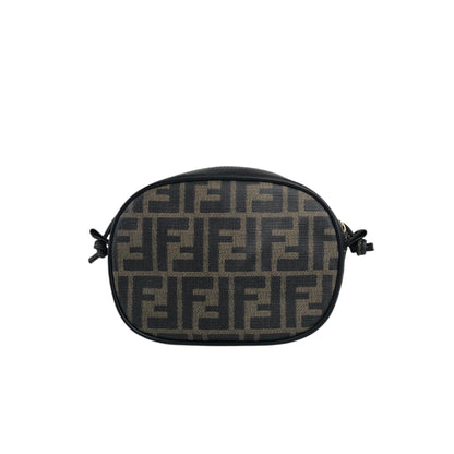 FENDI Zucca Logo Small Shoulder bag Brown Vintage 4wmehy
