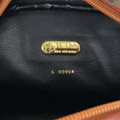 FENDI Zucca Logo Shoulder bag Brown Vintage ycr64x