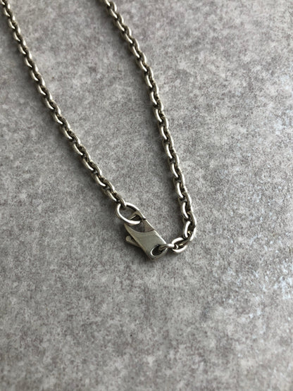 GUCCI G Motif Necklace Silver Vintage 2zfvnh